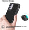 iMoshion Hoesje Geschikt voor iPhone 11 Hoesje Shockproof - iMoshion Rugged Hybrid Carbon Case - zwart