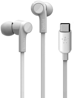 Belkin Rockstar USB-C - In-ear oordopjes - Microfoon - Wit