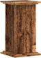vidaXL - Plantenstandaard - 33x33x60 - cm - bewerkt - hout - oud - houtkleurig