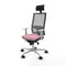 Bureaustoel met hoofdsteun Piqueras y Crespo 4B086N1 Roze