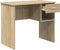 vidaXL - Bureau - met - Opbergruimte - in - Sonoma - Eik - - - 90 - x - 49,5 - x - 75 - cm - - - Engineered - hout
