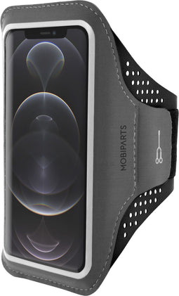 Mobiparts Comfort Fit - Sport Armband - Lichtgewicht ademend materiaal - Zwart
