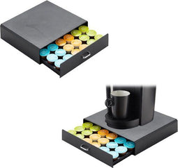 BRASQ Capsulehouder voor Dolce Gusto Capsules - Opbergbox met Lade - 30 Cups - Koffiecups houder
