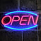 Retro Neon Verlichting - Open - Rood en Blauw