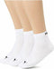 Puma Unisex Quarter Plain Enkelsokken - 3-Pack - Maat 39-42 - Wit (3 paar)