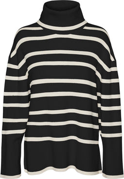 VERO MODA VMSABA - Gebreide pullover - Rolkraag Lange mouwen - Maat S
