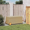 vidaXL - Tuinbox - met - wielen - 190 - L - poly - rattan - gemengd - beige
