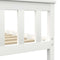 vidaXL - Bedframe - massief - grenenhout - wit - 100x200 - cm