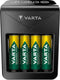Varta 57687 - Plug-Plus Stekkerlader - 6 poorten inclusief 4x AA 2100 mAh (4 stuks)