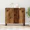 vidaXL - Dressoir - met - 3 - Deuren - Oud - Hout - 90x34x80 - cm - Engineered - Hout