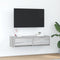 vidaXL - TV-kast - Grijs - Sonoma - 100x31x25,5 - cm - Bewerkt - Hout
