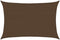 vidaXL - Zonnezeil - 160 - g/m² - 3x4 - m - HDPE - bruin