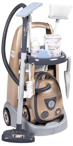 Smoby - Huishoudtrolley - Rowenta stofzuiger + accessoires - multi color