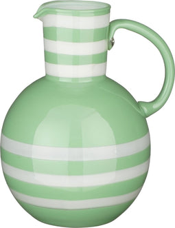 Mica Decorations Bazaar Vaas - Glas - H21 x Ø18 cm - Groen