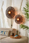 GOOD&MOJO Wandlamp Zanzibar - Rotan Zwart - Ø40cm - Binnen Modern