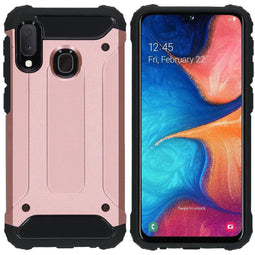 iMoshion Hoesje Geschikt voor Samsung Galaxy A20e Hoesje - iMoshion Rugged Xtreme Backcover - Rosé