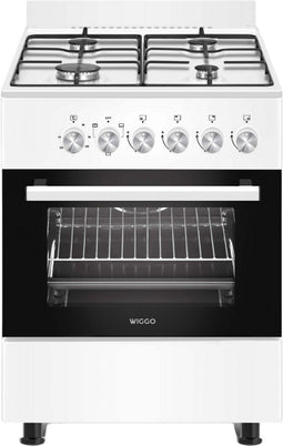 Wiggo WO-E603R(WW) - Serie 3 - 60 cm - Gasfornuis - Wit