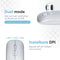 Trendfield Draadloze Muis - Oplaadbare Ergonomische Muis met Stille Klik - Bluetooth - Zilver