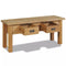 vidaXL - Halbankjeje - massief - teakhout - 90x30x40 - cm