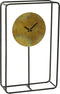 PTMD Lennox metalen klok rechthoek hoog maat in cm: 30 x 12 x 49 - Goud