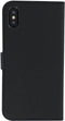 Mobiparts Saffiano Wallet Case - iPhone X iPhone XS - Ruimte voor 3 pasjes - Zwart