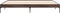 vidaXL - Bedframe - bewerkt - hout - metaal - bruin - eikenkleur - 200x200 - cm