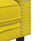 vidaXL - Driezitsbank - Chesterfield-stijl - met - bolsters - fluweel - geel