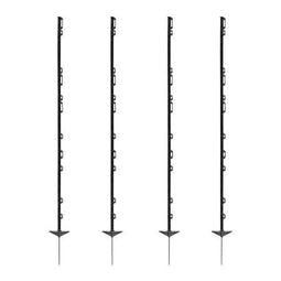 VOSS.farming Farm 156 - Schrikdraadpalen - 156 cm - Zwart (40 stuks)
