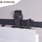 Intersteel Basic Top - Schuifdeursysteem - 2 stalen rails 100 cm - Mat zwart