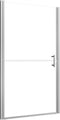 vidaXL - Douchedeur - mat - 100x178 - cm - gehard - glas - zwart