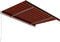 vidaXL - Luifel - automatisch - uittrekbaar - 350x250 - cm - oranje - en - bruin