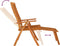 vidaXL - Tuinstoelen - met - voetensteunen - 2 - st - inklapbaar - eucalyptushout