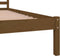 vidaXL - Bedframe - massief - grenenhout - honingbruin - 120x190 - cm
