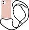 iMoshion Hoesje Geschikt voor iPhone 11 Hoesje Met Koord - iMoshion Color Backcover met koord - Roze