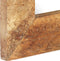 vidaXL - Spiegel - handgesneden - 80x50x2,5 - cm - massief - mangohout