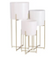 Edelman Piedestal Bloempot - 58 cm - Wit - Voor Binnen