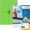 Herma Labels green 105x148 SuperPrint 400 pcs.
