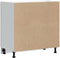 vidaXL - Keuken - onderkast - Kalmar - bewerkt - hout - betongrijs