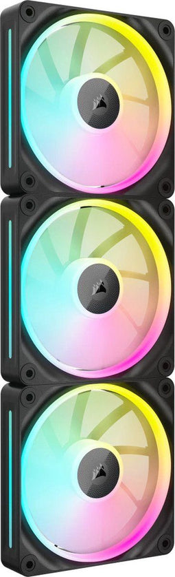 Corsair iCUE LINK LX120 RGB - Ventilator 120mm - 3x 2400 RPM - Zwart (3‑pack)