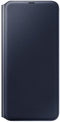 Samsung Galaxy A70 - Flip Wallet - Zacht leer-look met opbergvak - Zwart