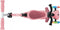 Globber Go up Active Lights - Meegroeistep - lichtgevende wielen - pastel roze