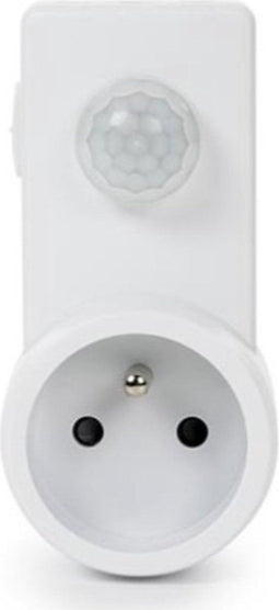 Perel Schemerschakelaar, instelbaar, detectiehoek 160°, detectiebereik 9 m, 230 V, 1.5 A, 300 W, Franse aarding type E, wit