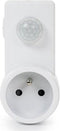 Perel Schemerschakelaar, instelbaar, detectiehoek 160°, detectiebereik 9 m, 230 V, 1.5 A, 300 W, Franse aarding type E, wit
