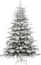 vidaXL - Kunstkerstboom - met - scharnieren - en - sneeuw - 240 - cm
