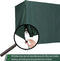 Outsunny Hoes voor tuinschommel beschermhoes waterdicht afdekkap Oxford groen 84B-446