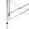vidaXL - Massagetafel - met - 2 - zones - inklapbaar - aluminum - frame - rood