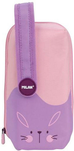 Schoolpennenzak Milan Animals Paars 22,5 x 11,5 x 11 cm