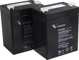 Horcher Lexa / Diana - Loodaccu-inzetstuk - 2 x 12 volt 2,9 Ah