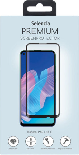 Selencia Screenprotector Geschikt voor Huawei P40 Lite E Tempered Glass - Selencia Gehard Glas Premium Screenprotector