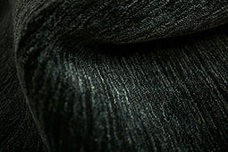 MOMO Rugs Panorama Uni Black Vloerkleed - 300x400 - Rechthoek - Laagpolig Tapijt - Industrieel - Zwart